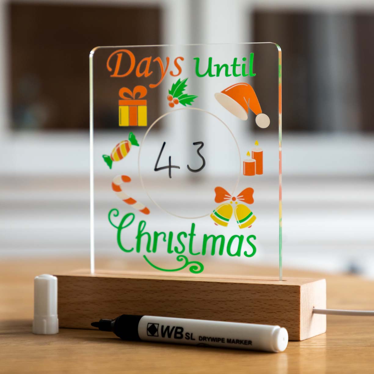 Christmas Countdown Light Decoration