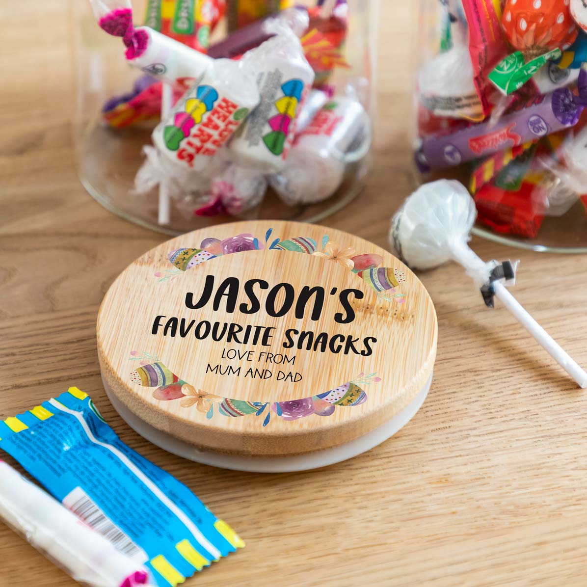 Personalised Easter Treats Jar Gift
