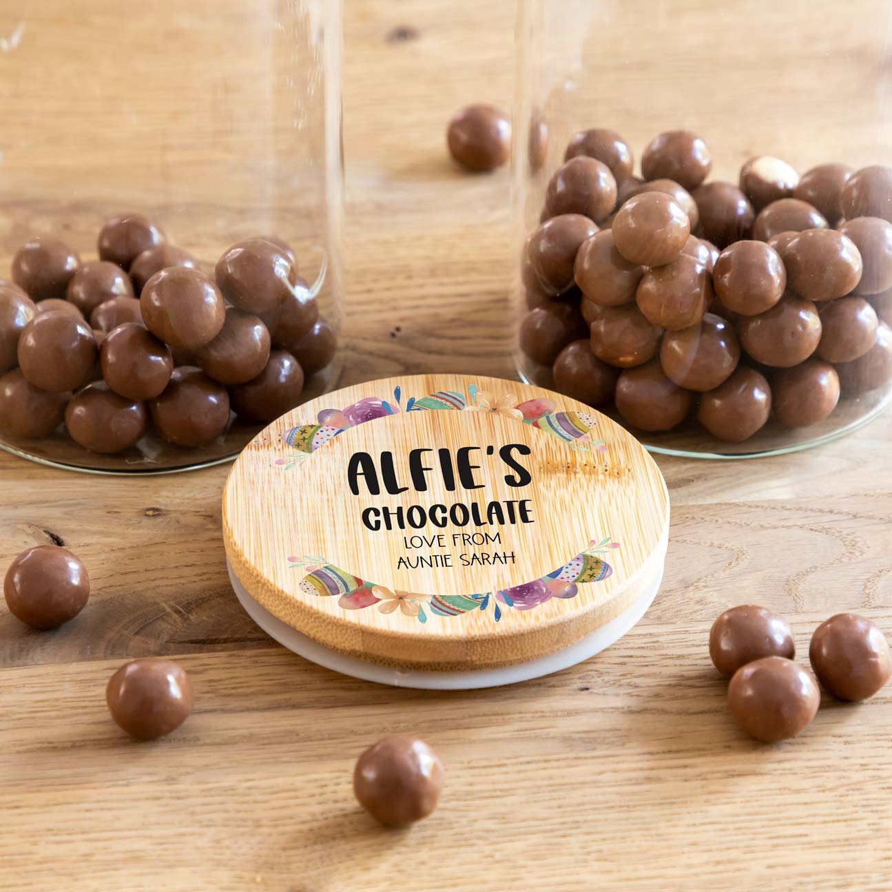 Personalised Easter Treats Jar Gift