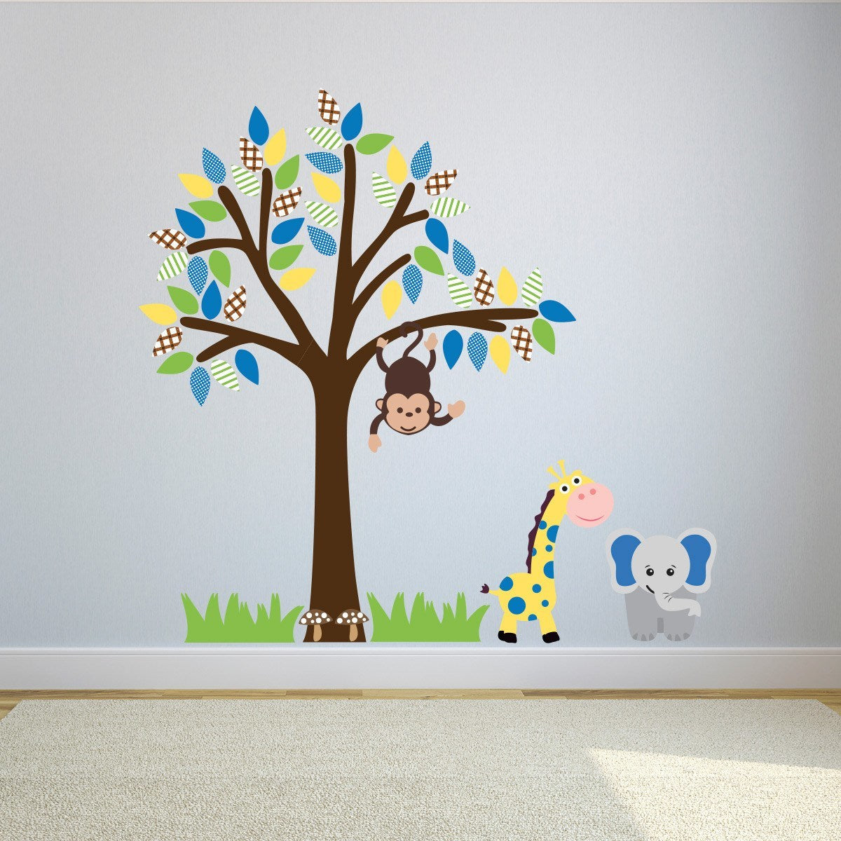 Boys Jungle Tree Wall Sticker