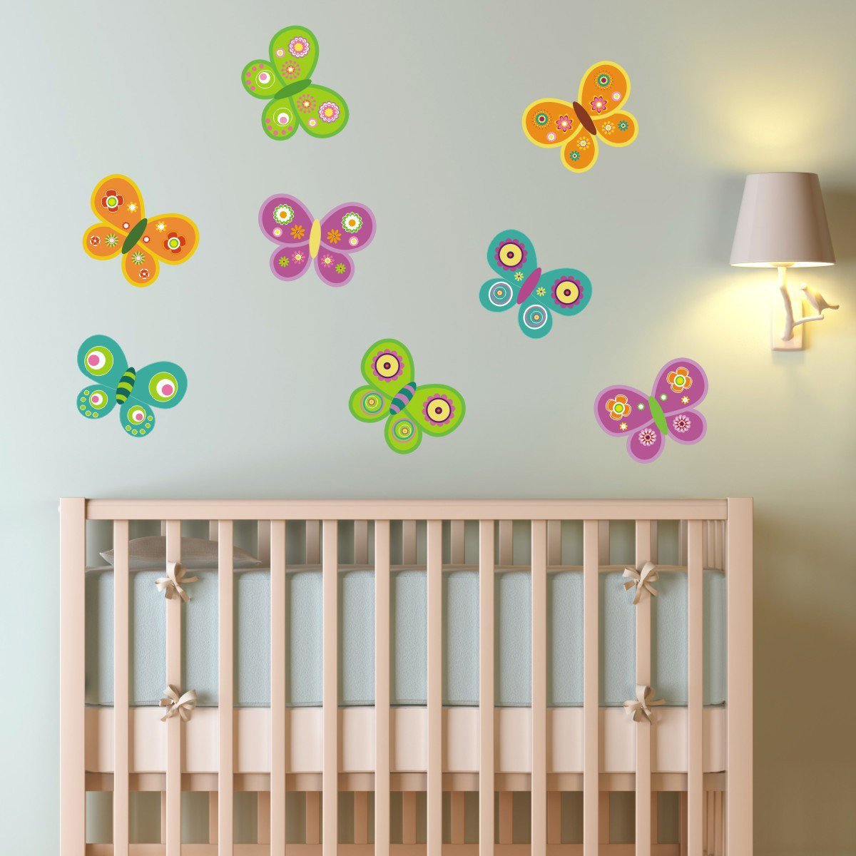 Butterfly Fabric Wall Decals