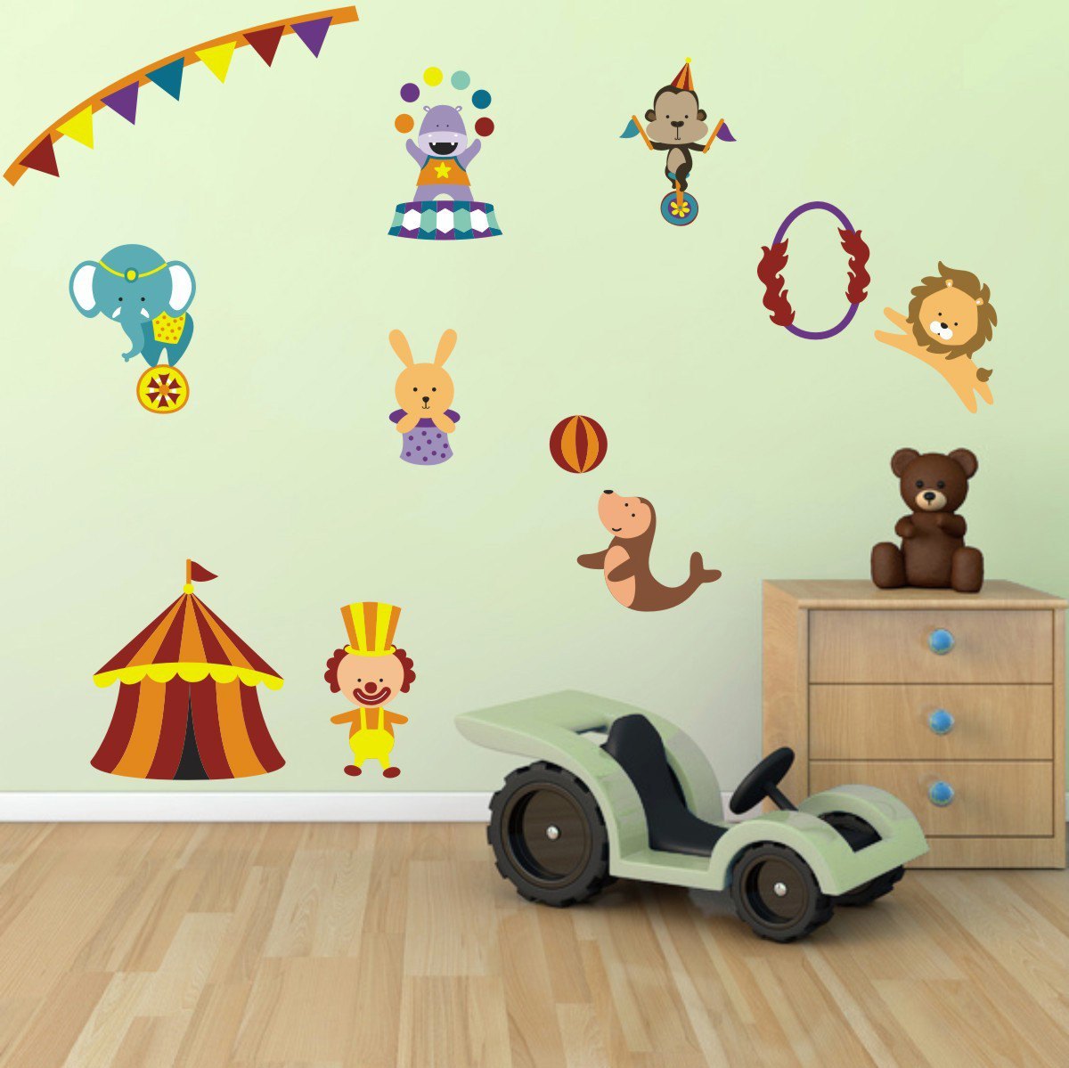 Childrens Circus Wall Decals