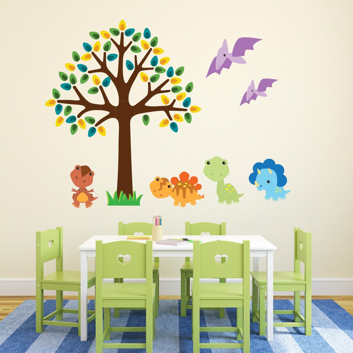 Dinosaur Tree Wall Art