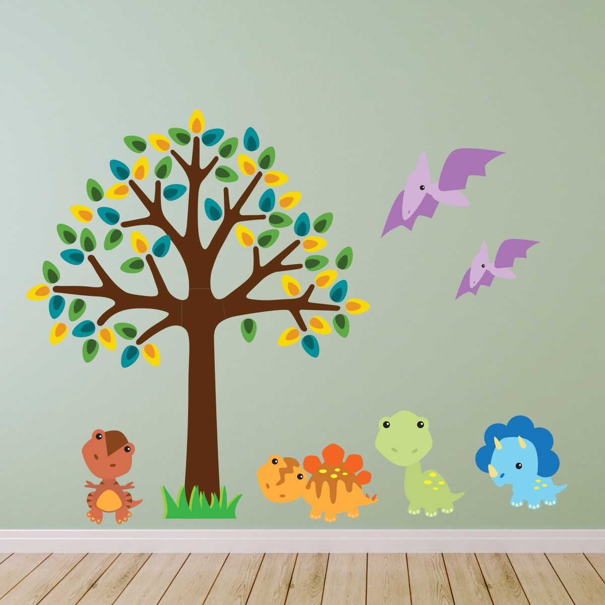 Dinosaur Tree Wall Sticker