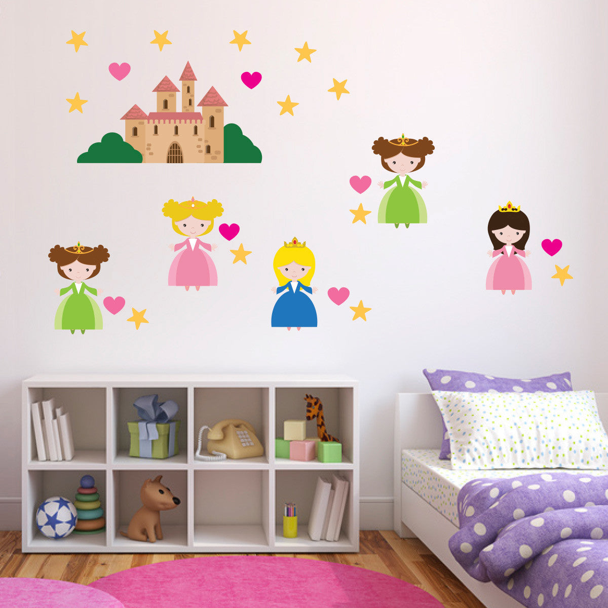 Fairytale Princess Wall Decals Pack