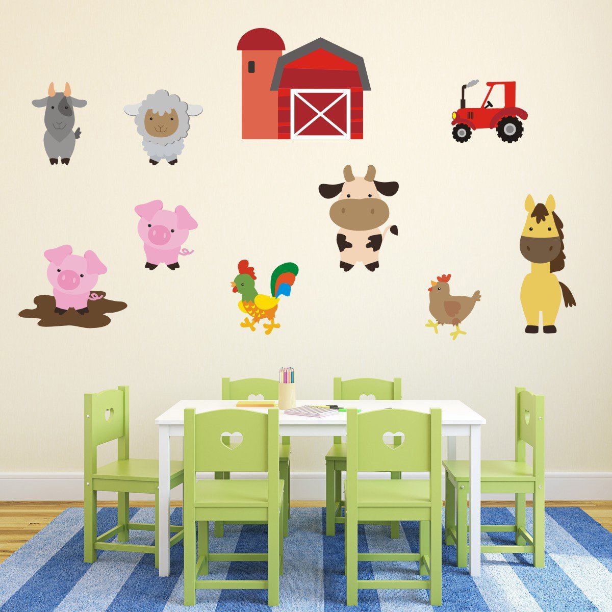 Farmyard Animal Wall Art