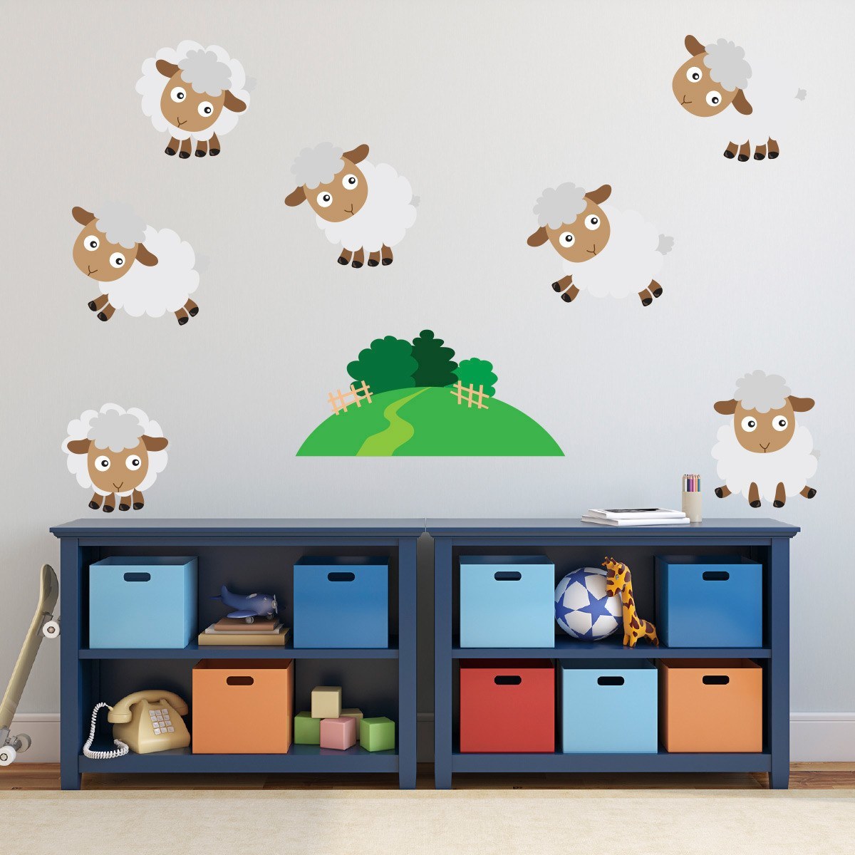 Farmyard Sheep Wall Art