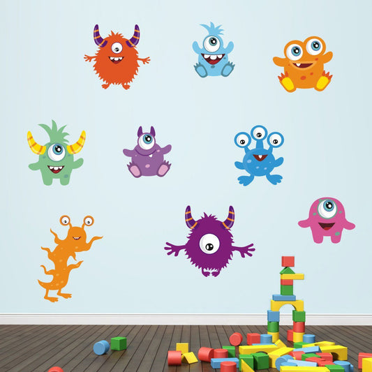 Friendly Monster Wall Stickers