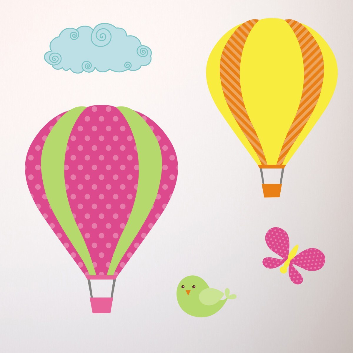 Hot Air Balloon Wall Decals