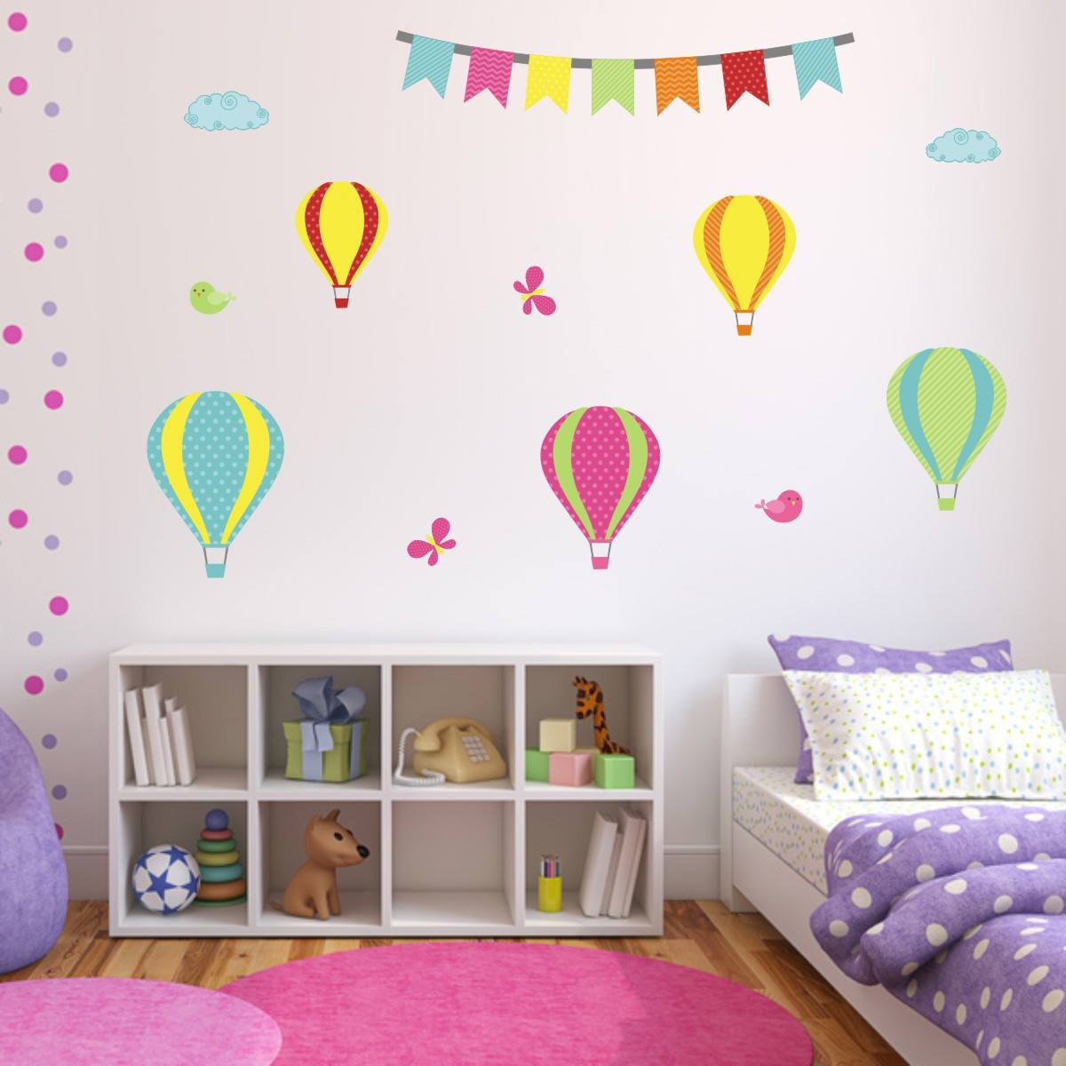 Hot Air Balloon Wall Stickers