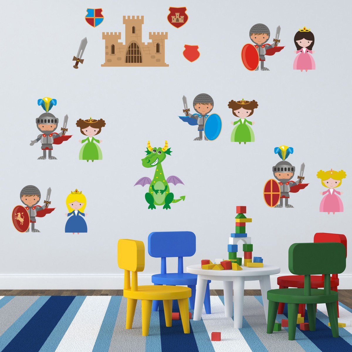 Knights and Princesses Wall Decals