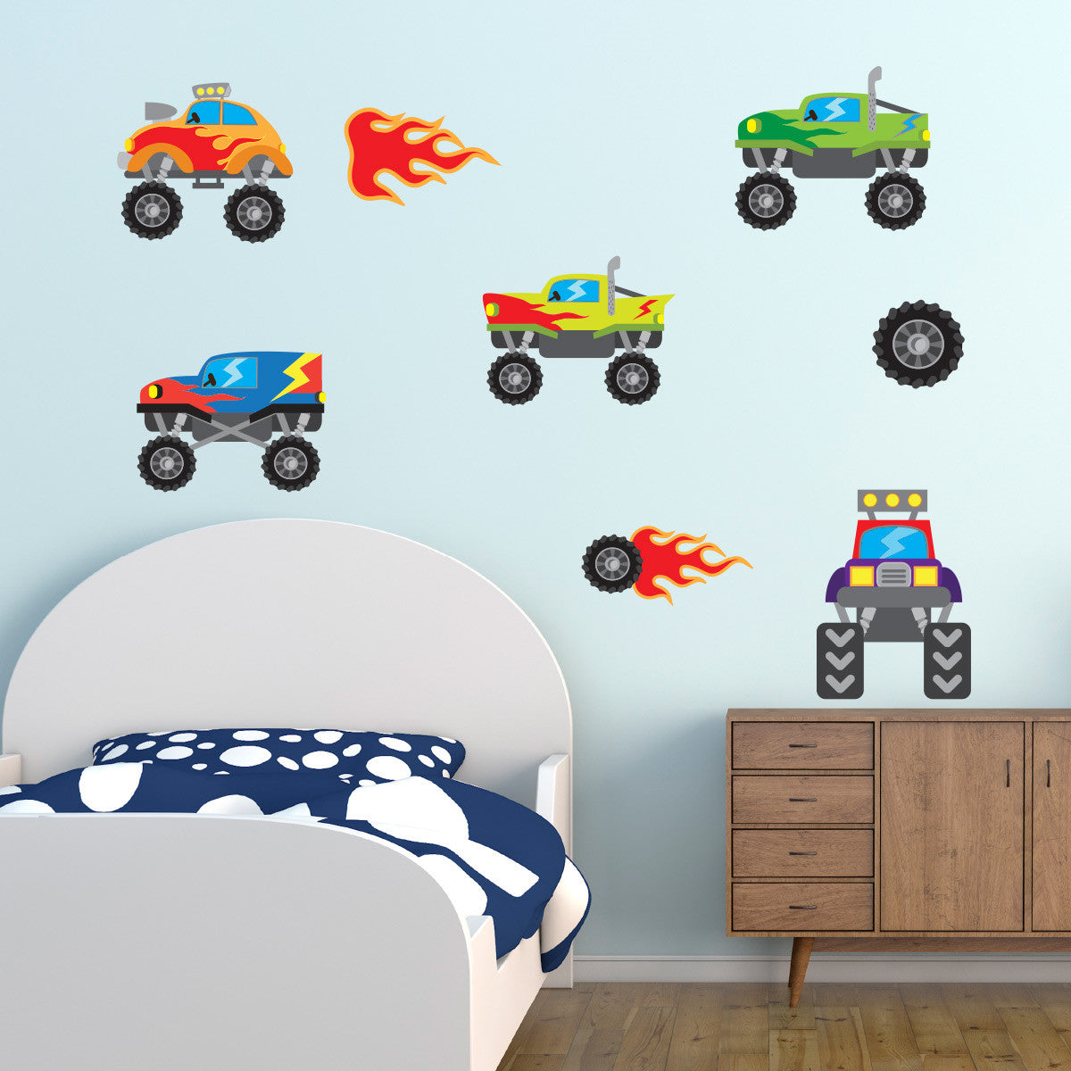 Monster Truck Wall Decals