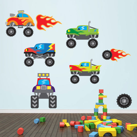 Monster Truck Wall Stickers