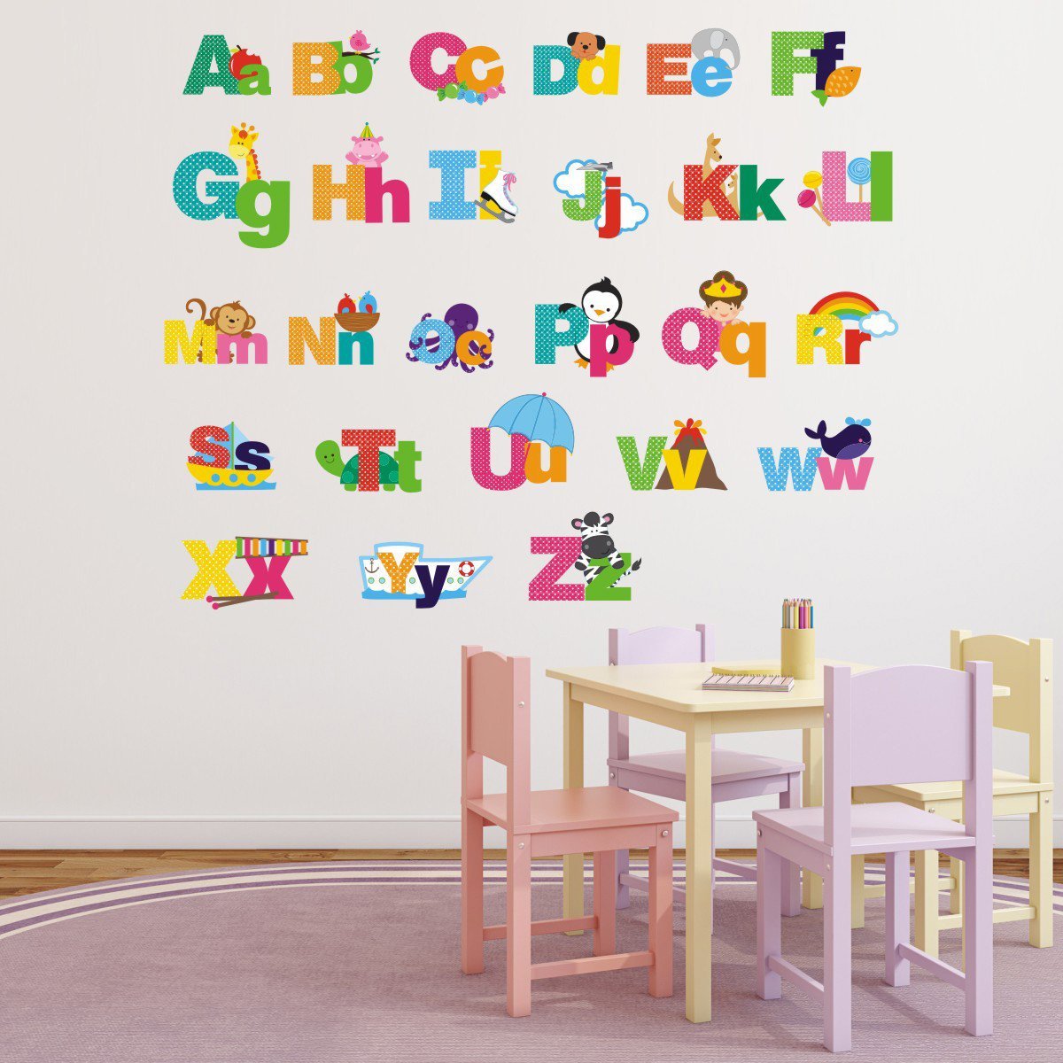 Picture Alphabet Wall Art