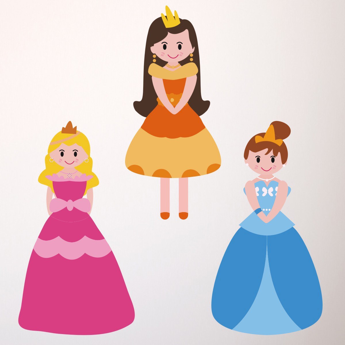 Pretty Princess Wall Art Sticker