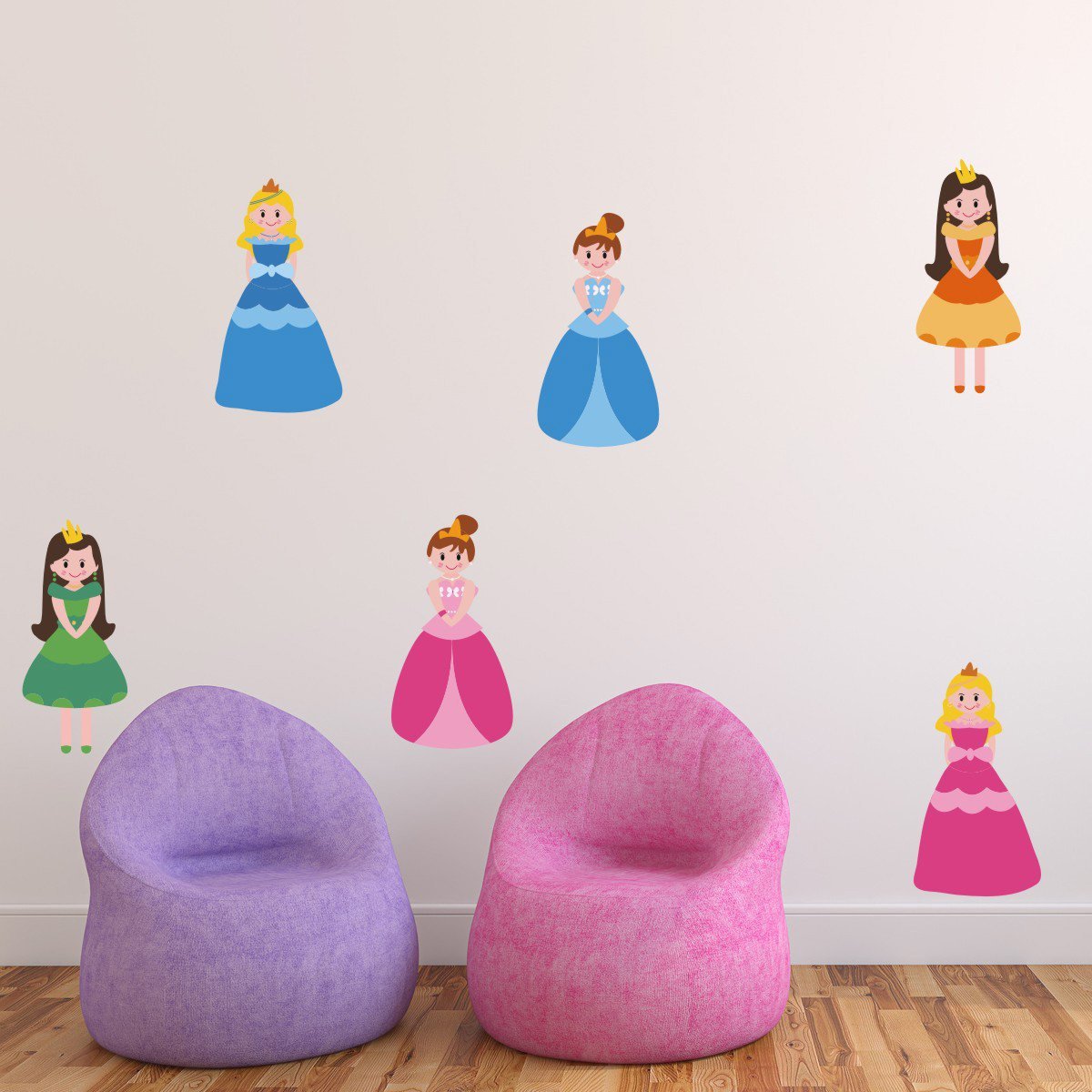 Pretty Princess Wall Transfers