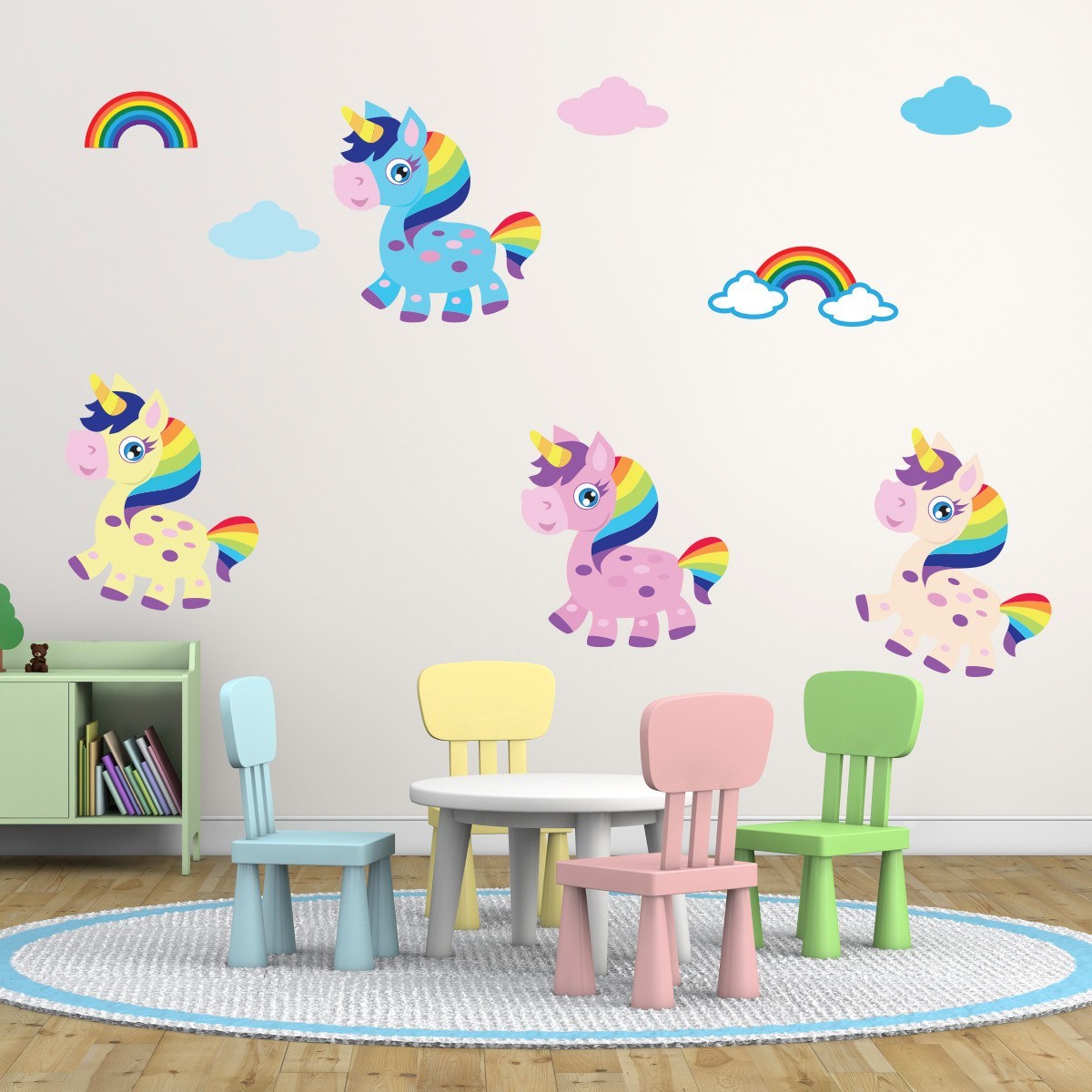 Rainbow Unicorn Wall Art