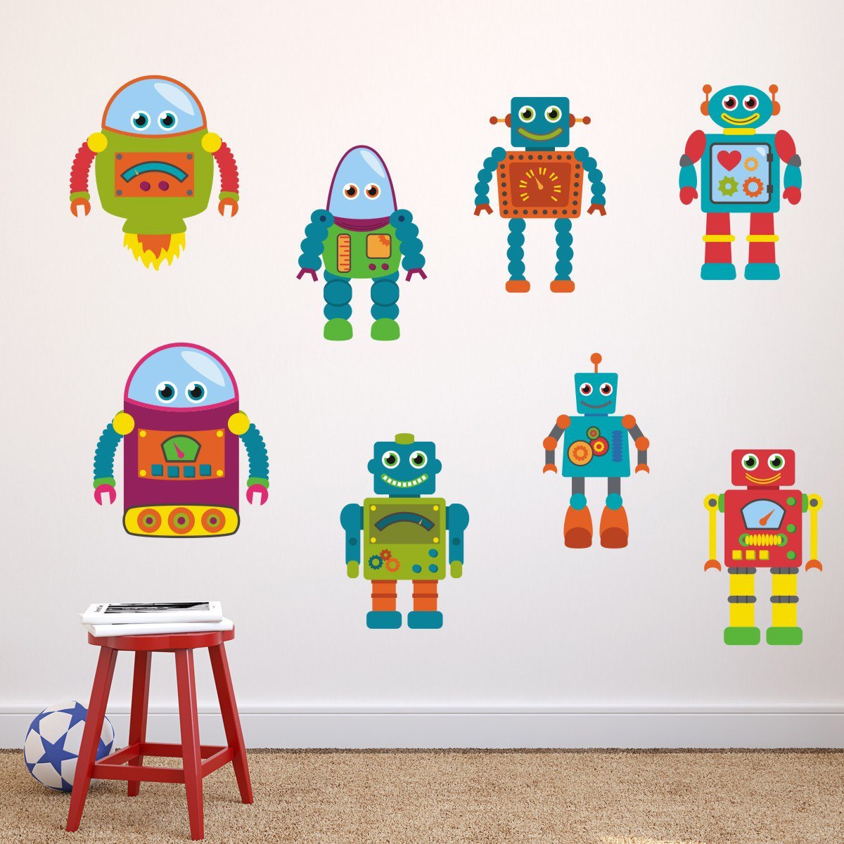 Robot Wall Stickers