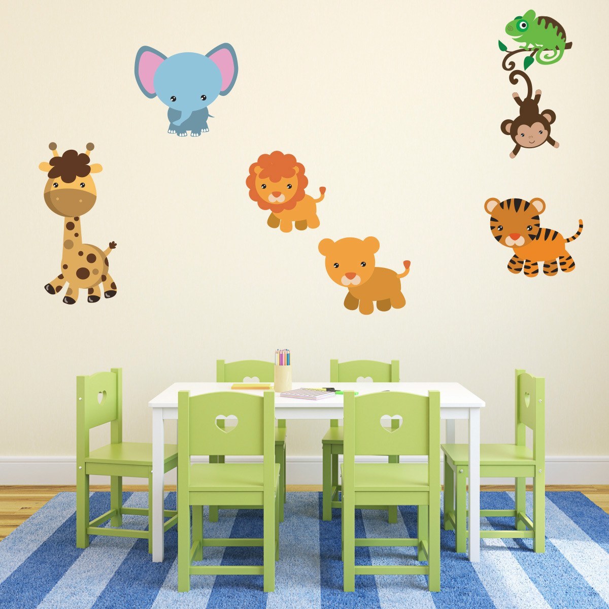 Safari Animal Wall Decals