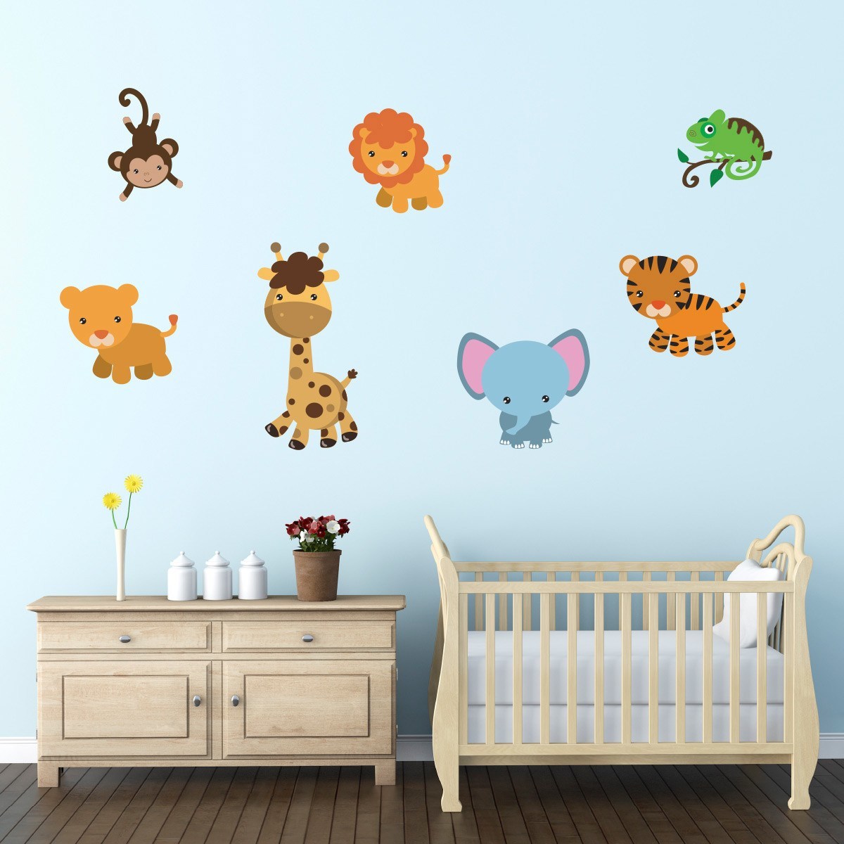 Safari Animal Wall Stickers