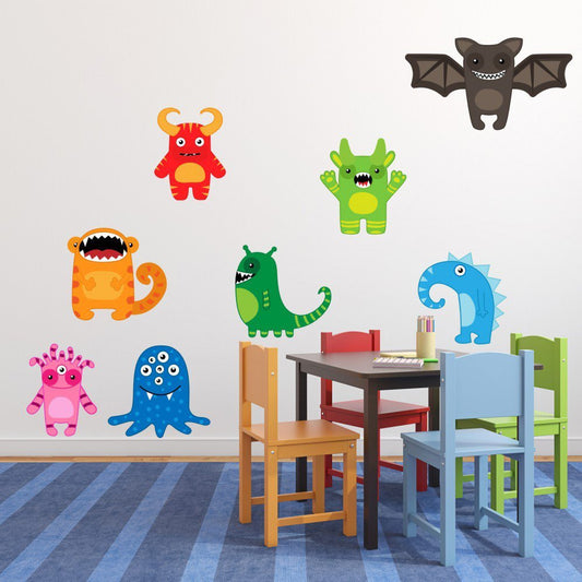 Scary Monster Wall Stickers