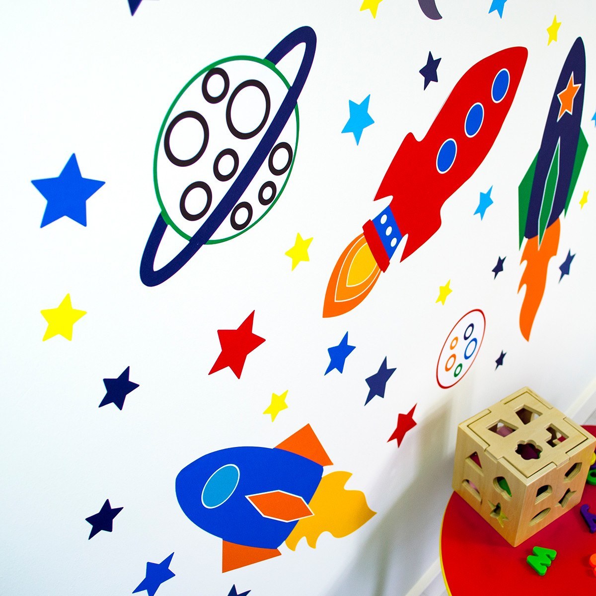 Space Rocket Wall Art