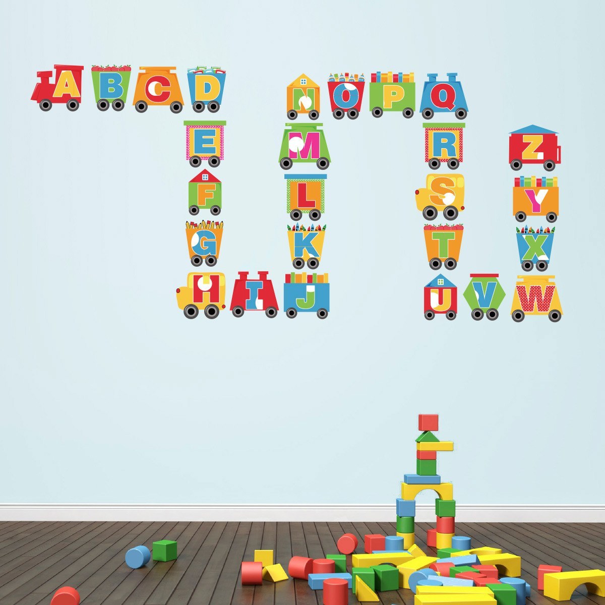 Alphabet Train Wall Art