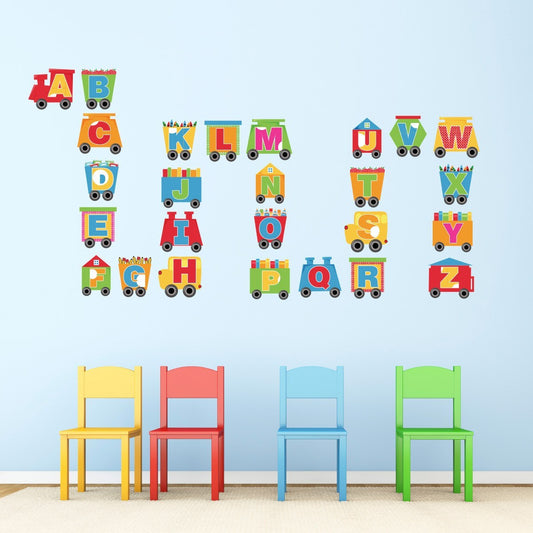 Alphabet Train Wall Stickers