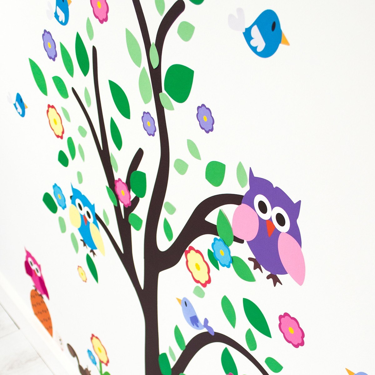 Tree With Woodland Animals Wall Transfer