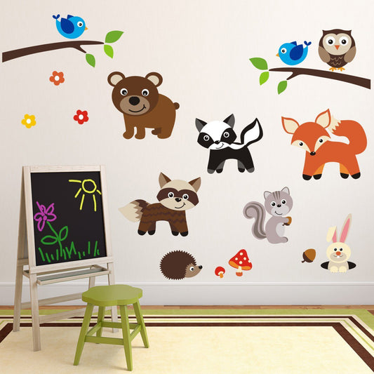 Woodland Nursery Animal Wall Stickers