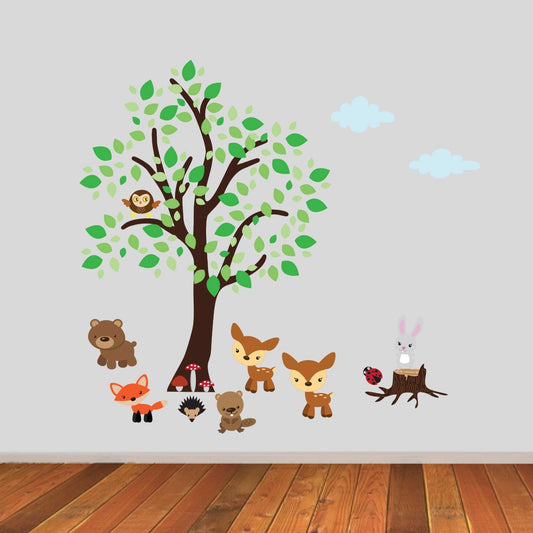 Woodland Nursery Tree Wall Sticker